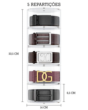 Case Magnética de Cintos Premium